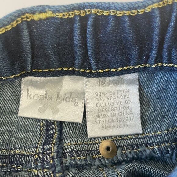 Koala Kids Denim Skirt w/Gold Flowers 12M NWT - Picture 6 of 7
